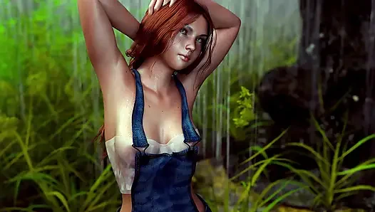 Любовь сезон 8: Alex-Nina в пещере дождя, выявление сисек и первый трах