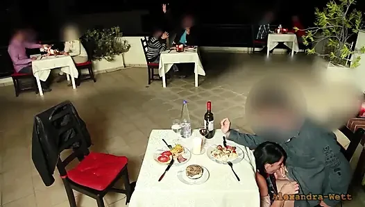 Blown Out in the Middle of the Restaurant, Under the Table