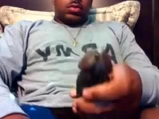 Str8 Guy Stroking his BBC to Porn ( Double Cum )