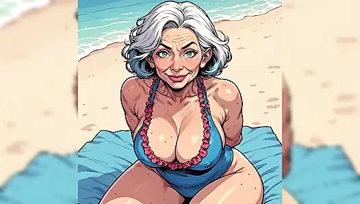 Sevimli ve seksi plaj hatunları