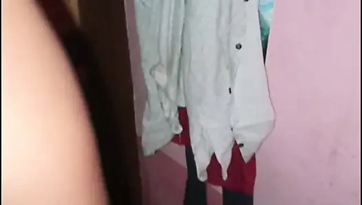 Step-aunt's pink juicy pussy satisfies her neighbor's sexual needs