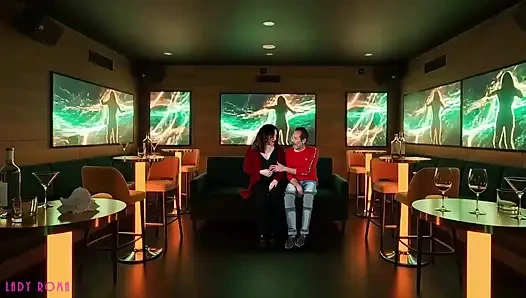 I masturbated a nightclub manager in the VIP room while my husband films