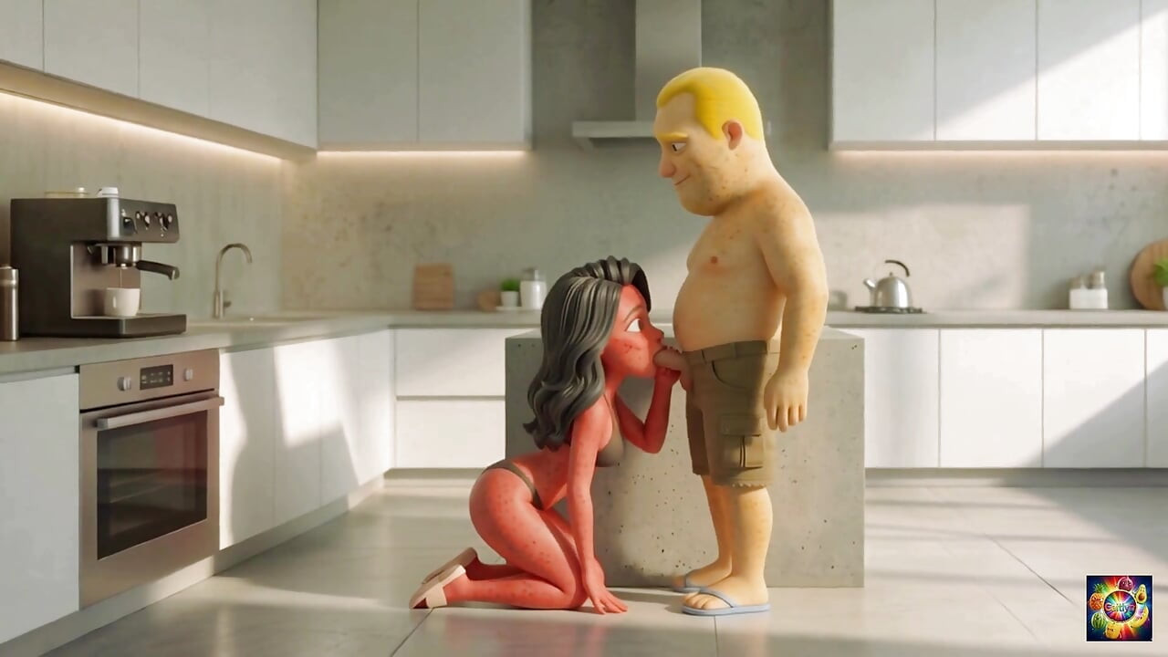 Momen romantis di dapur - ai hentai asmr