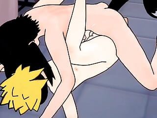 Naruto femboy se fait sodomiser avec un chat sexy 😋