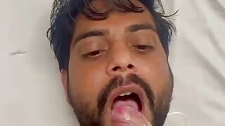 Sucking Uncut Cock and Sperm