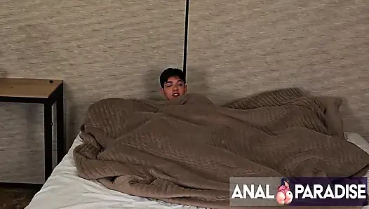MY GIRLFRIEND CAUGHT ME FUCKING HER STEPMOM THEN THE STEPMOM SEDUCED US BOTH INTO A THREESOME