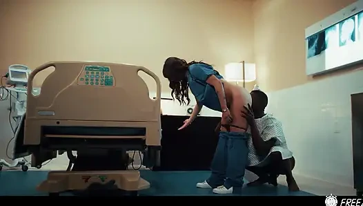 Nurse BBC Facefucked - Time Stop Interracial Freeze Porn