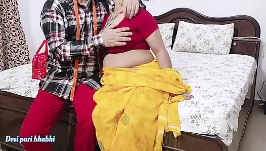 Портной трахает горячих индийских женщин в его магазине. Хинди аудио видео