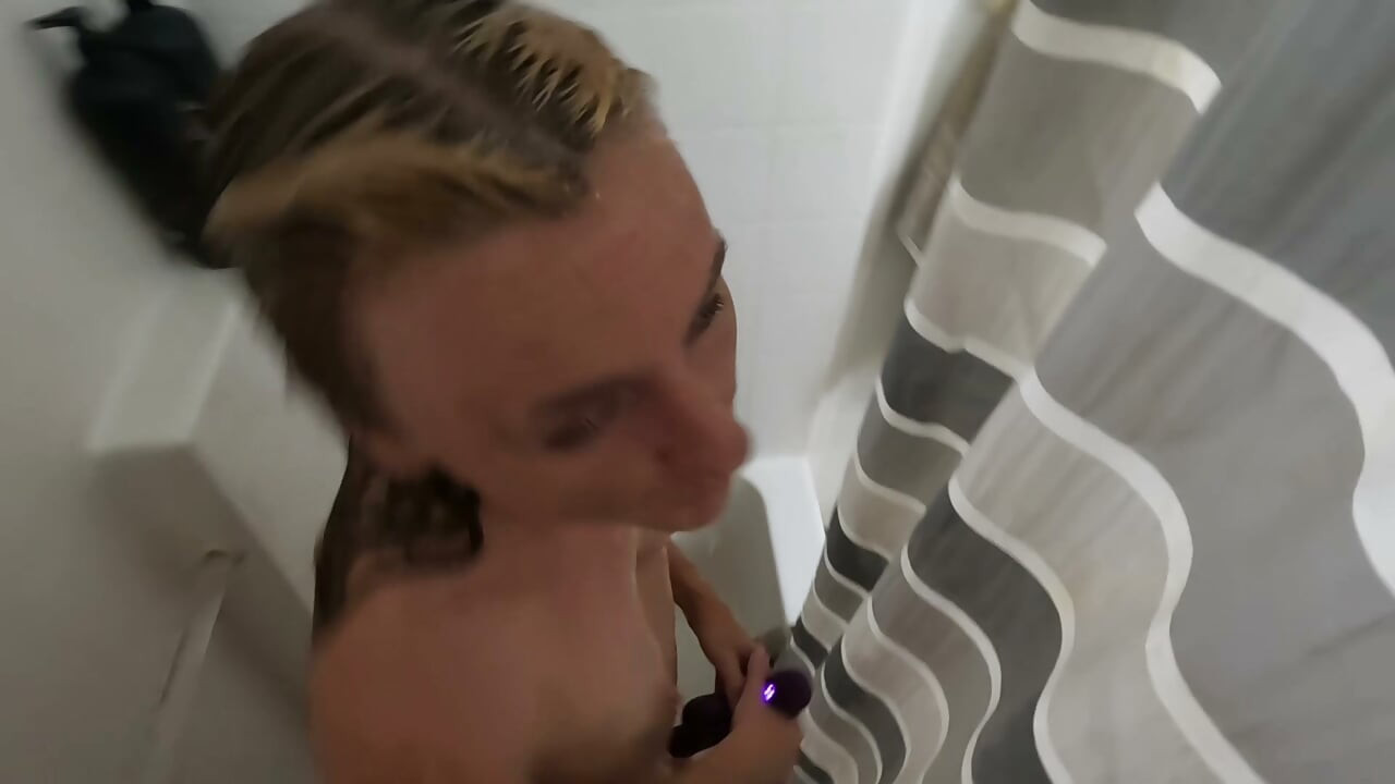 POV: He Caught Me Masturbating in the Shower & Creampied Me
