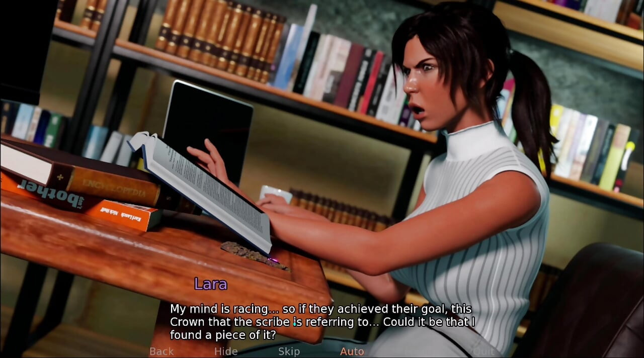 Aventura de Croft # 1 - Lara não para de pensar na lésbica