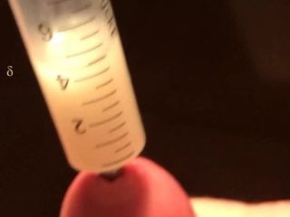 Coleção de esperma Adelta em seringa com plug na uretra