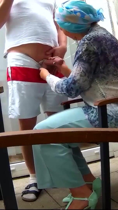 Muslim milf  gives me a handjob and a blowjob, and swallows my cum. | Clip 2