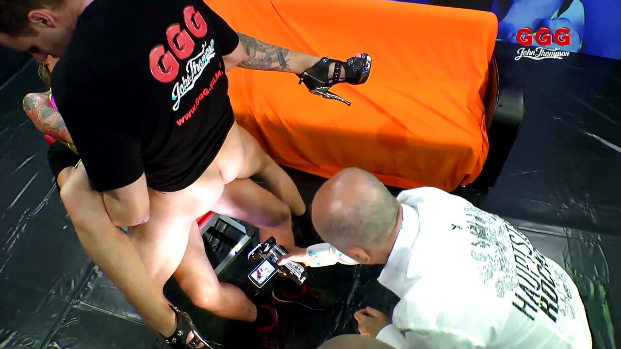 GGG John Thompson - Tattooed MILF Sperm Gangbang Calisi