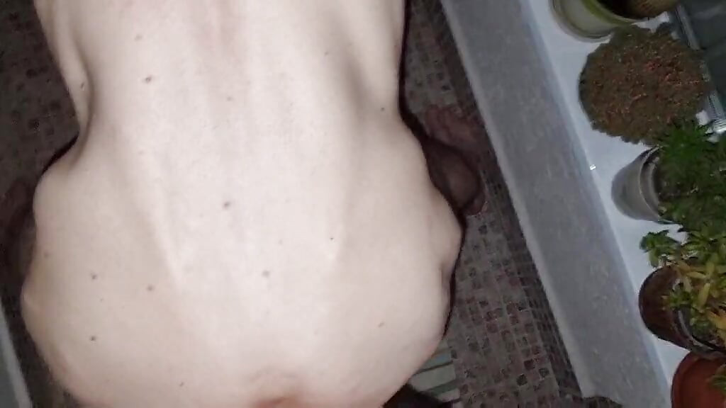 Raw fucking on the balcony! 100% satisfaction