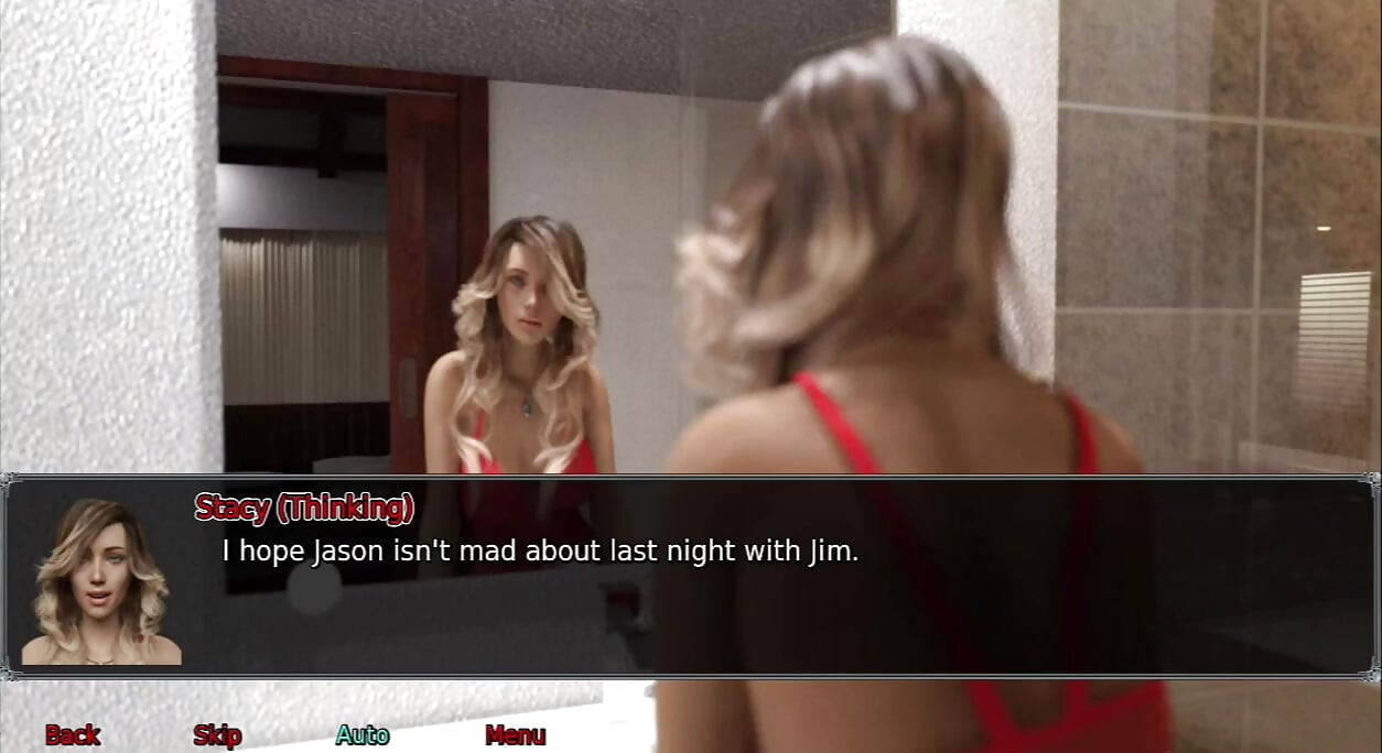 The office wife #17 - Stacy and Jason fucked after dinner.