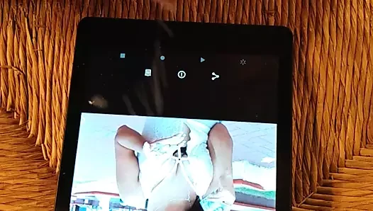 Cum çok seksi bir İspanyol kıza haraç