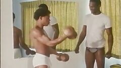 Black Twink Gets Ass Spanked and Destroyed by His Gym Trainer