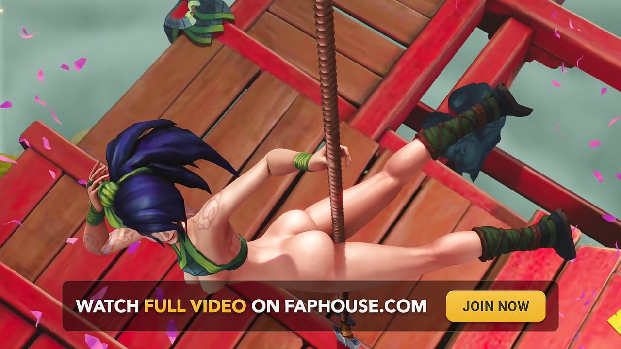 3D Akali Lol Pole Dance