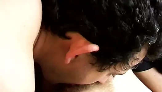 Beautiful blonde gangbanged by swingers