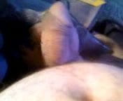 hubby paint his sac blue