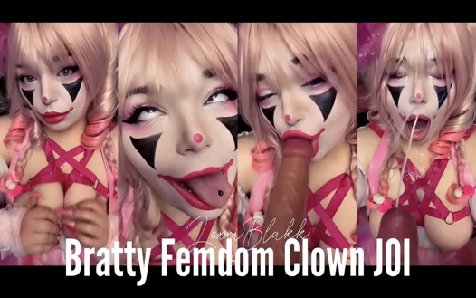 Zickige domina-clown, wichsanleitung