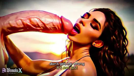 (4k) yapay zeka 3 boyutlu animasyonlu porno - latin baddie büyük beyaz yarağa tapıyor (ırklararası asmr) - yapay zeka görselleri x