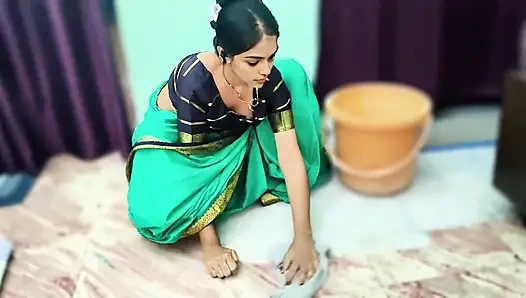 The Indian maid Fucked in Saree,Full Hindi Sex Video