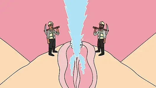 Das mädchen mit dem großen hintern und den hupen gefickt