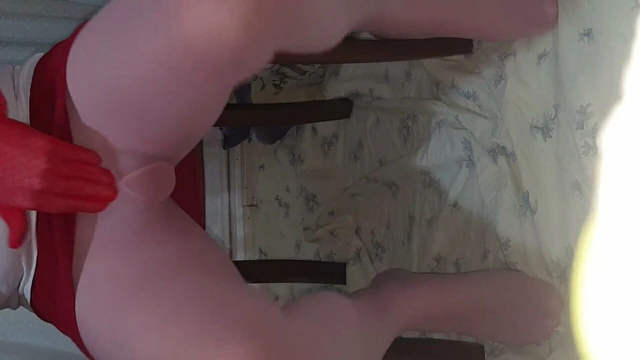 my Sissy legs. ass. big clit in pantyhose