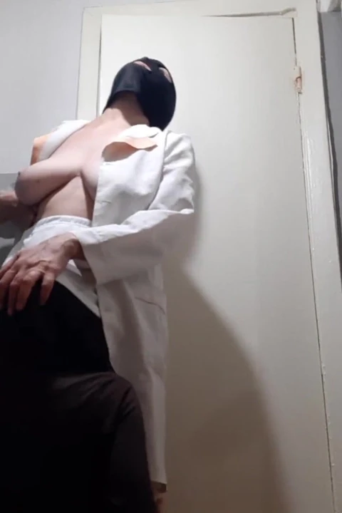 During a Break at the University, a Student and a Nurse Have Sex in the Medical Office.
