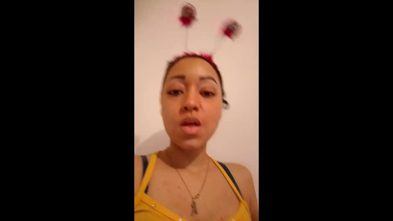 Latina cheerleader babe greets her fans, watch all her videos if you want something personalized or to have your name on one