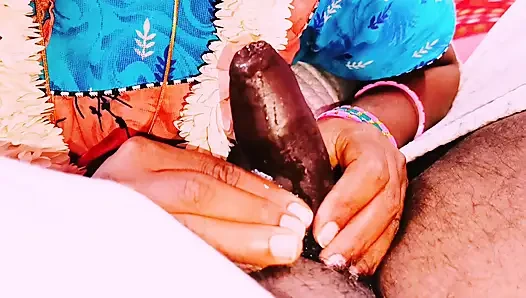 Indisches bhabi mit dem kleinen stiefbruder des ehemanns fickt Telugu Dirtytalk.