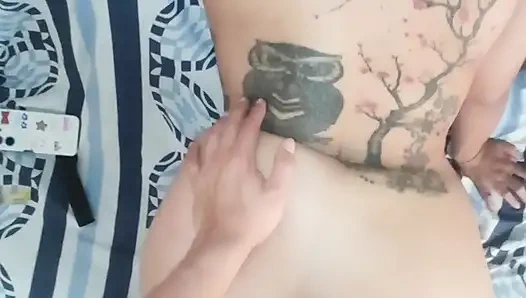 Karım gerçek ev yapımında götümü sikmemi söylüyor