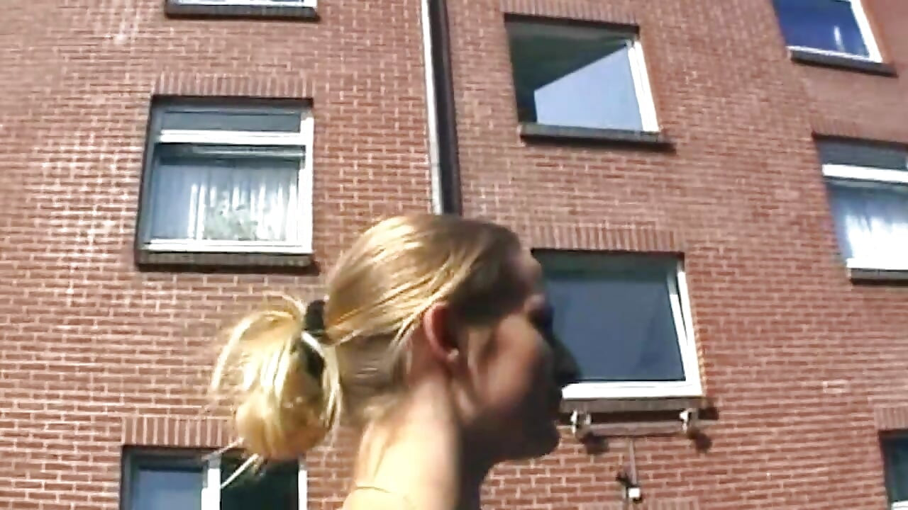 Public Blowjob Tease and Sloppy Fingering Explosion