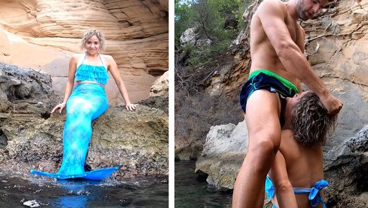 Scopo una bella sirena trovata in spiaggia