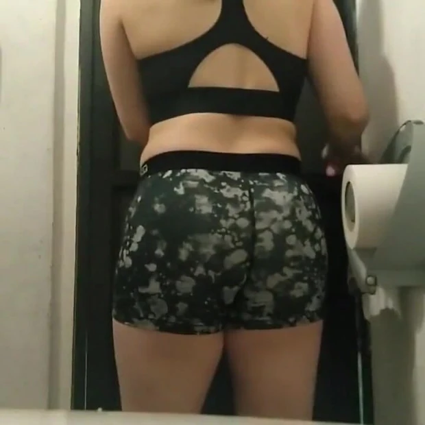 The Coach Fucks a Student in the Gym Bathroom