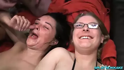Gangbang Party for Claudia and Pixiee Little 2