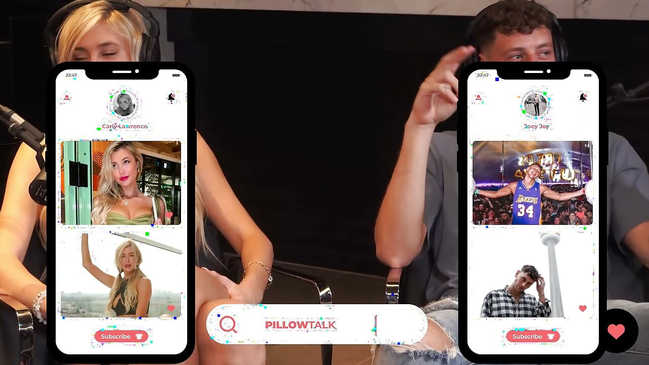Dubbel date med Carly Lawrence och Joey Joy [pillow Talk ]