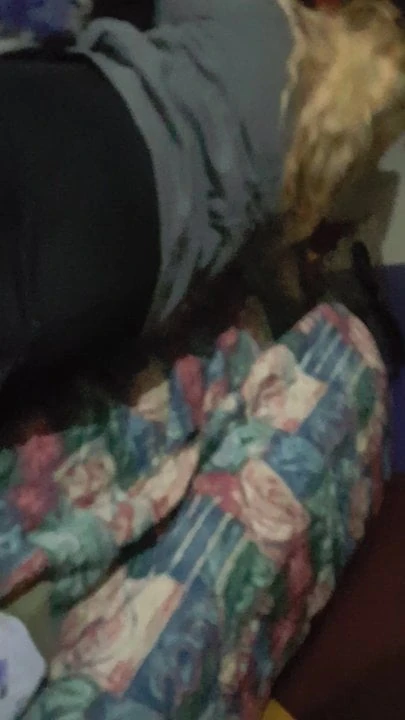 Coffee colored pantyhose sole humping part 2