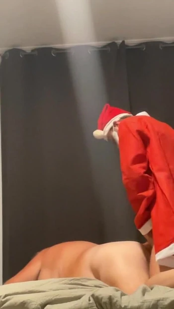 Memorable moment from "Santa came by part 2 Daddy has been good this year to."
