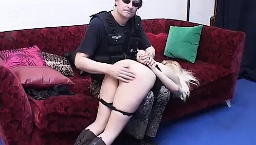 Sandy's spanking