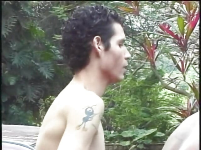 Licking ass, blowjob and anal fuck on the grass