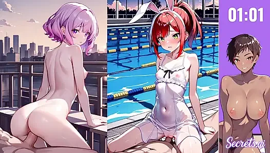 Anime Waifu derlemesi (kenar geri sayım meydan okuması)