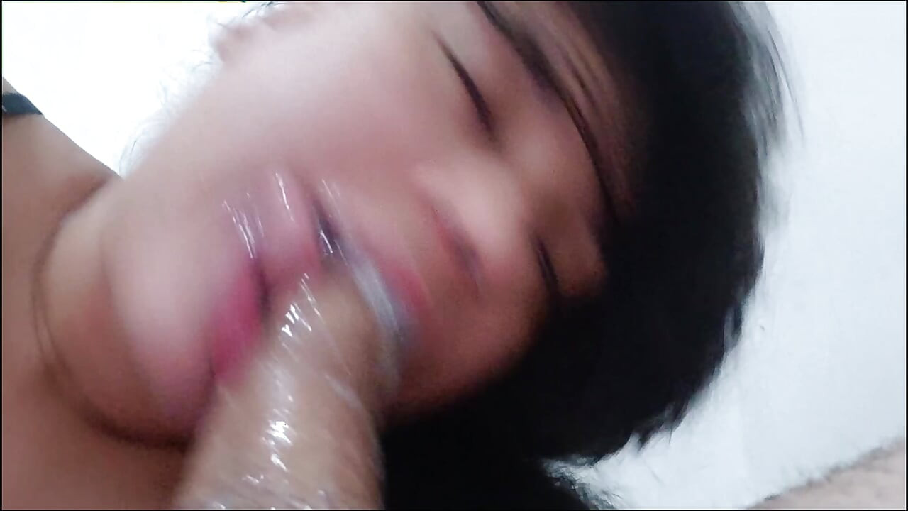 POPPING THAT GREEDY LITTLE MOUTH ON THE STALK OF THE CUCKOLD'S HARD COCK