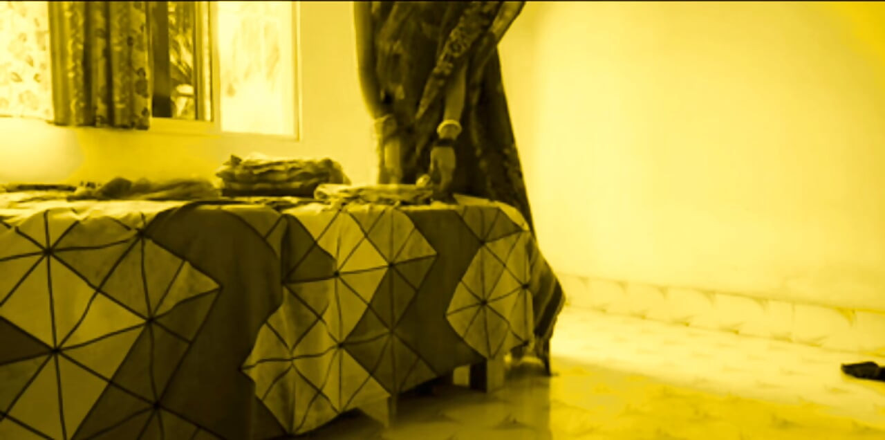 Young devar Fucks Hot Bhabi Sweet Tight Pussy When she is folding sarees at home.