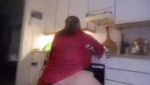 Gangstazz Fucking A Buttblug Dildo In The Kitchen On the Chair
