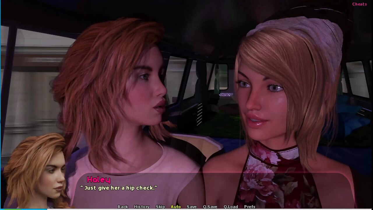 Haley Story #12 - Haley gave Johannes a blowjob. Hayley, Mr Andrew and Johannes went out and Johannes fucked Hayley hard