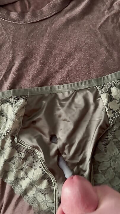Cum on Wife’s Panties 14