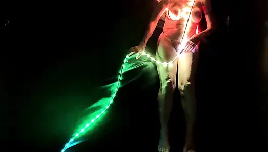 Two lighting experiments - One with Ultraviolet, The Other With an LED Strip