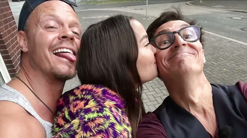 Fresh From the Street, Talked Into a Threesome